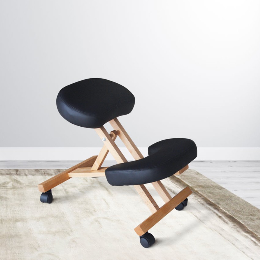Silla ergonómica postural de rodillas para oficina modelo sueco madera Balancewo - Imagen 16 de 20