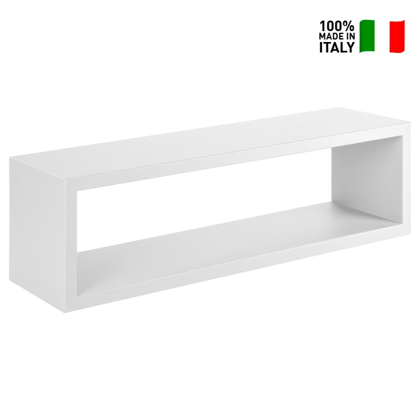 Estante de pared de cubo rectangular Estantería de diseño moderno Regolo - Imagen 8 de 101