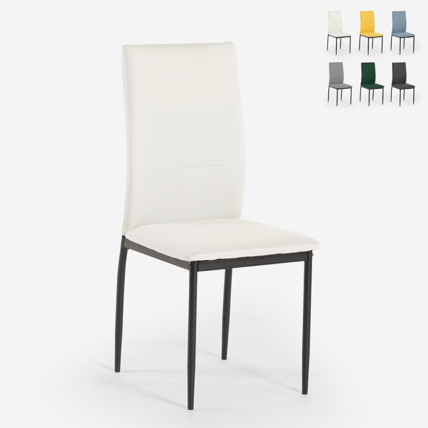 Silla comedor de tela cocina restaurante estilo moderno Gala - Imagen 8 de 37