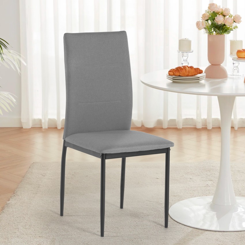 Silla comedor de tela cocina restaurante estilo moderno Gala - Imagen 3 de 37