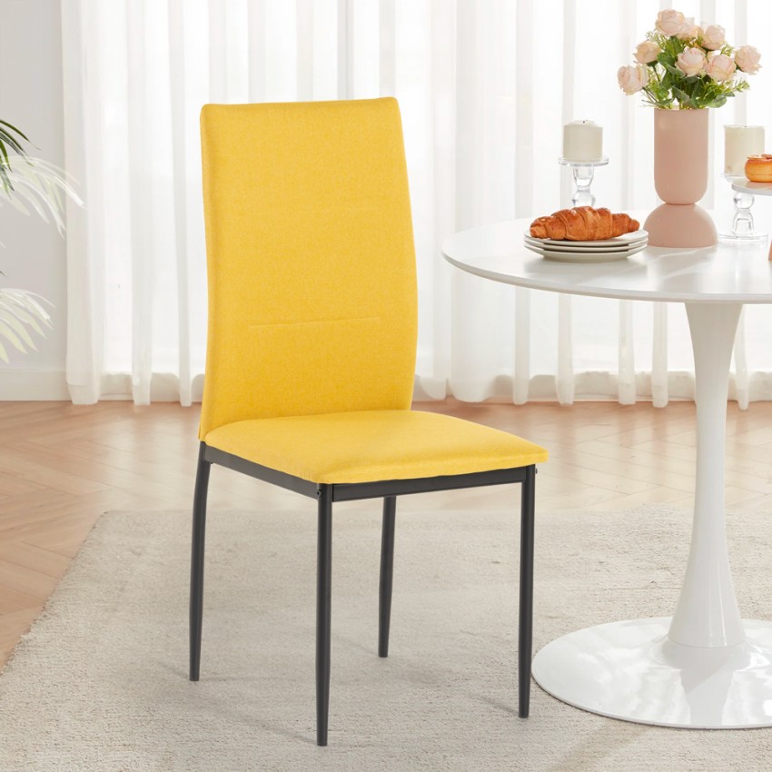 Silla comedor de tela cocina restaurante estilo moderno Gala - Imagen 33 de 37