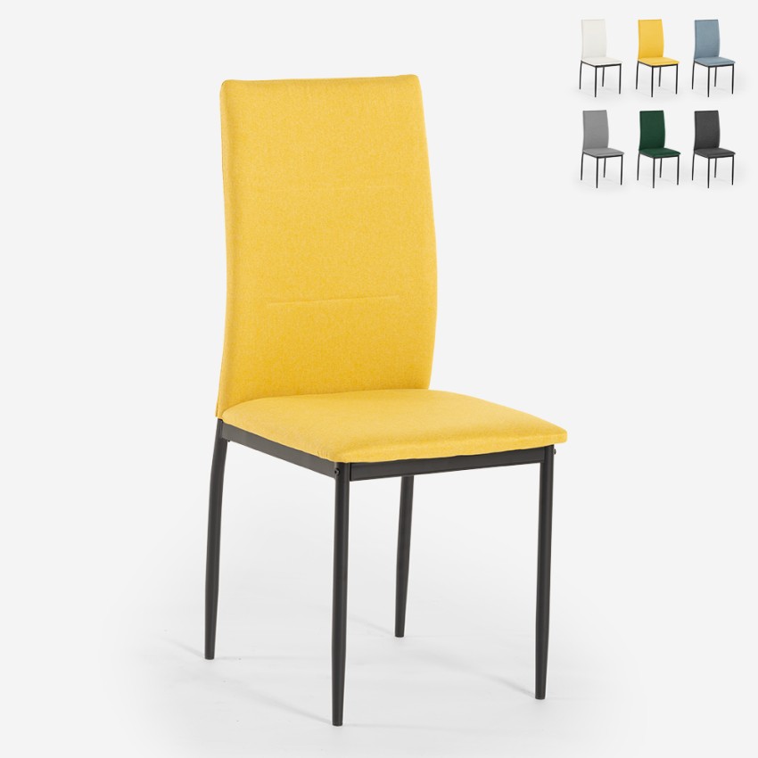 Silla comedor de tela cocina restaurante estilo moderno Gala - Imagen 32 de 37