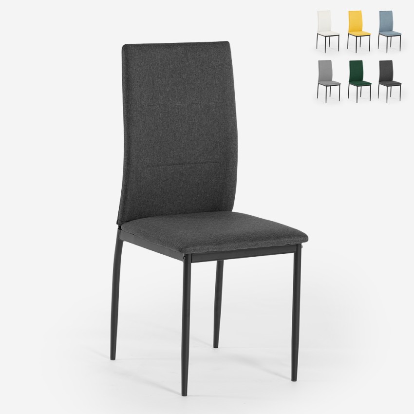 Silla comedor de tela cocina restaurante estilo moderno Gala - Imagen 20 de 37