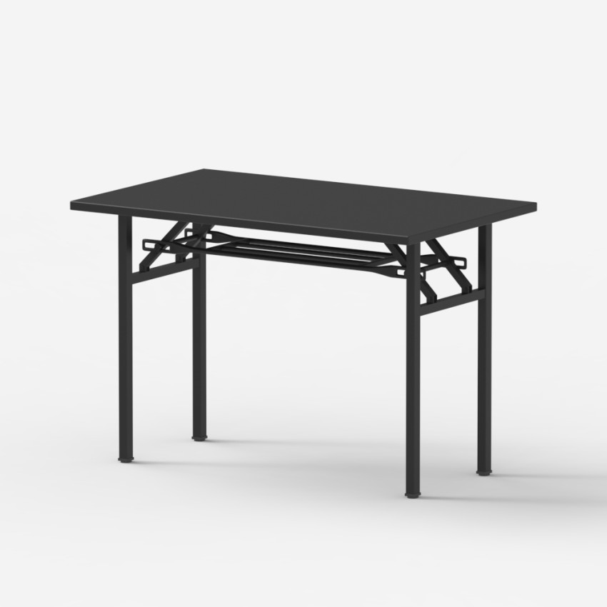 Escritorio oficina plegable salvaespacio 2 niveles Foldesk Plus 100 x 60 cm - Imagen 10 de 13