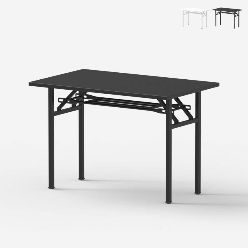 Escritorio oficina plegable salvaespacio 2 niveles Foldesk Plus 100 x 60 cm - Imagen 8 de 13