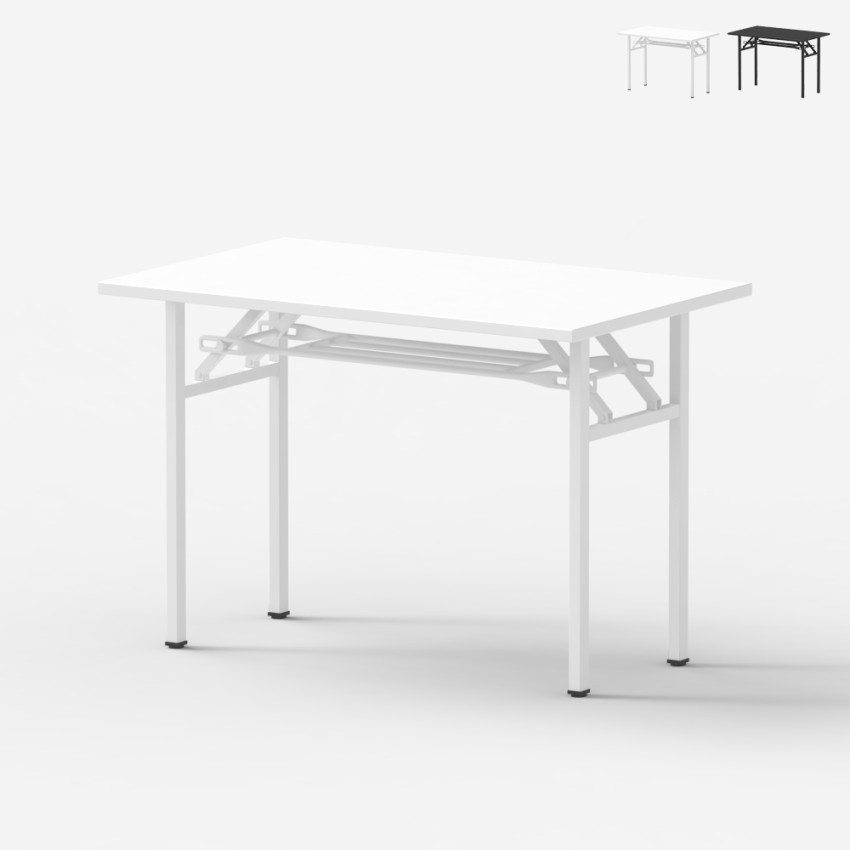 Escritorio oficina plegable salvaespacio 2 niveles Foldesk Plus 100 x 60 cm - Imagen 2 de 13