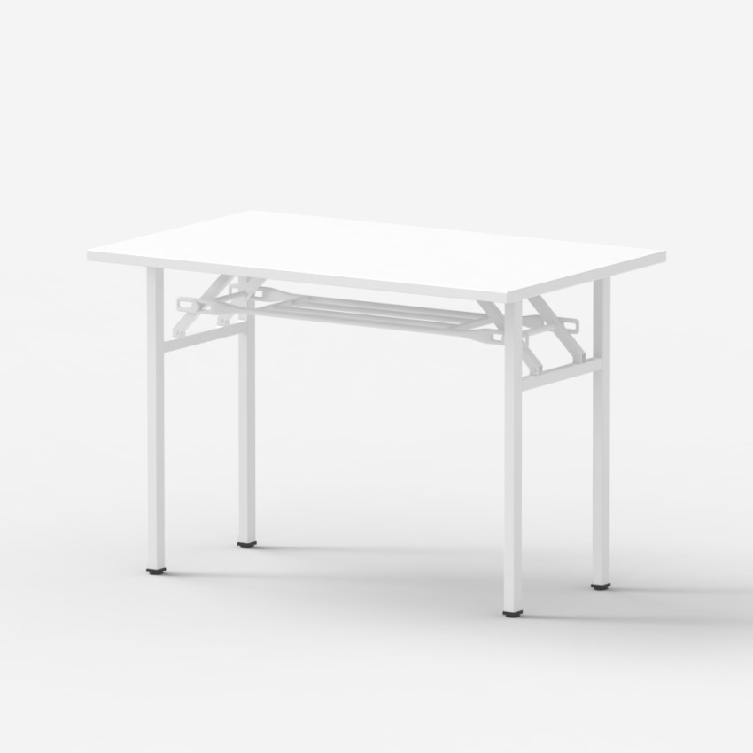 Escritorio oficina plegable salvaespacio 2 niveles Foldesk Plus 100 x 60 cm - Imagen 4 de 13