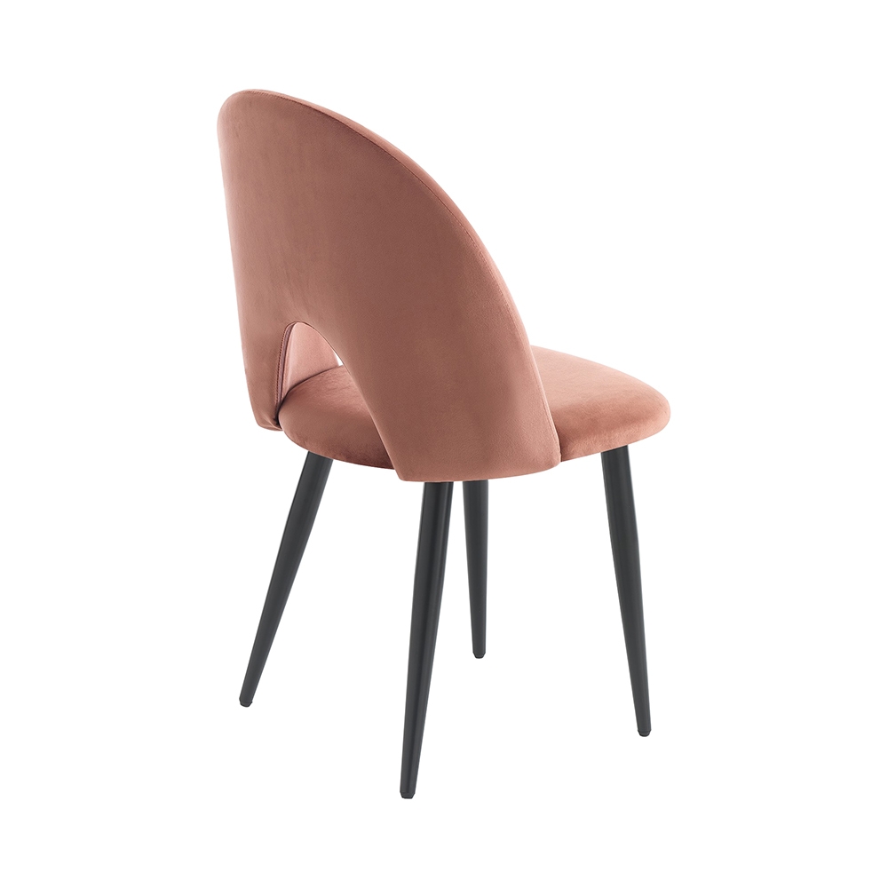 Juego de 4 sillas de comedor cocina diseño moderno en terciopelo Bounty - Imagen 19 de 27