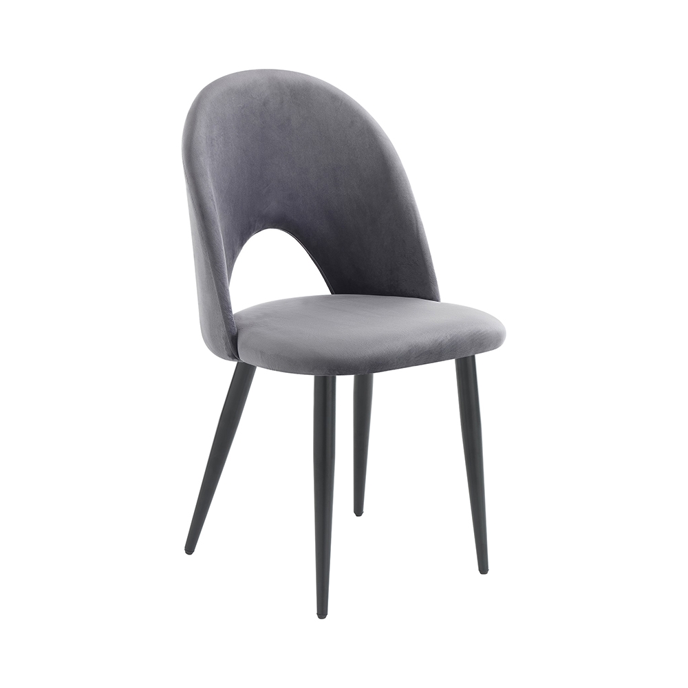 Juego de 4 sillas de comedor cocina diseño moderno en terciopelo Bounty - Imagen 11 de 27