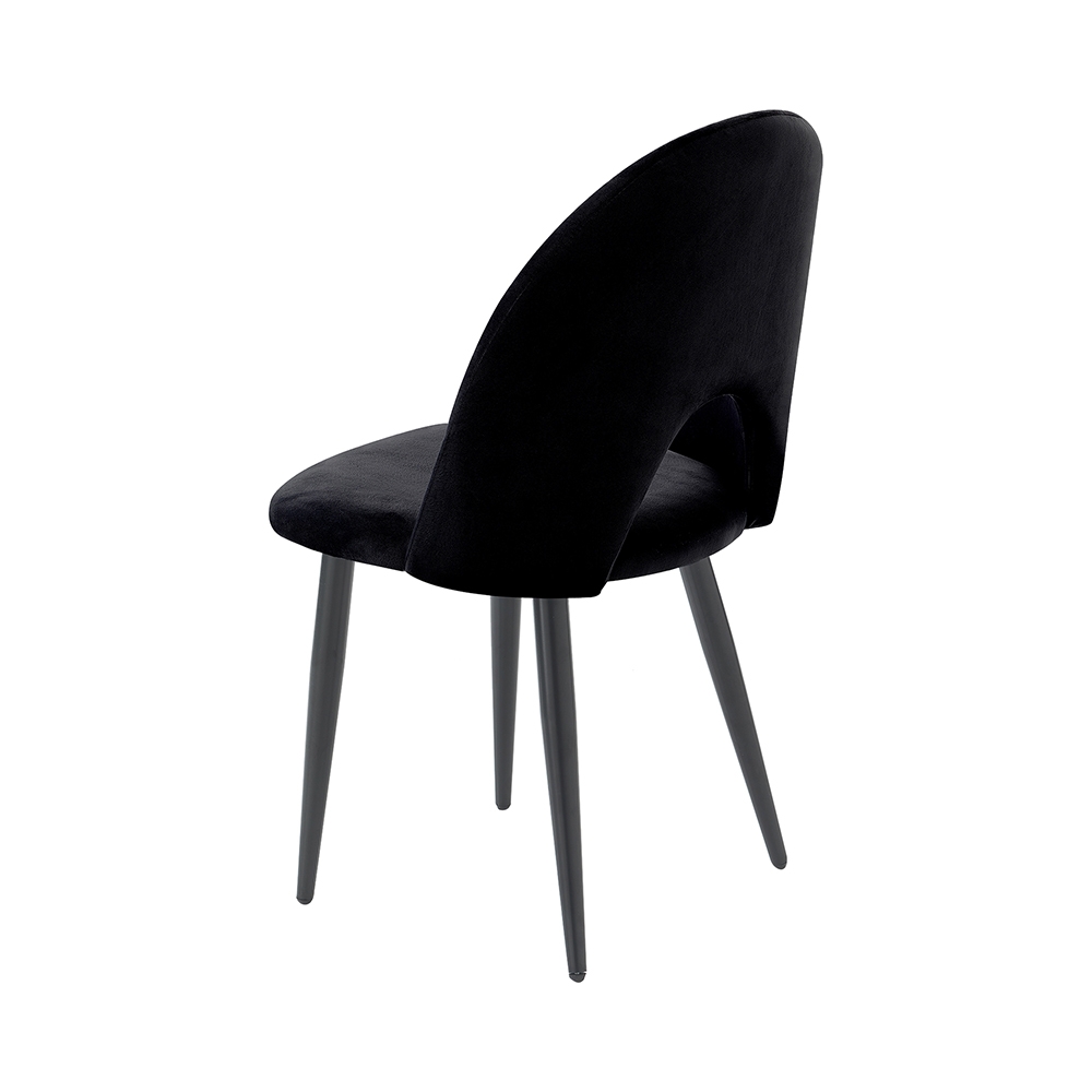 Juego de 4 sillas de comedor cocina diseño moderno en terciopelo Bounty - Imagen 6 de 27