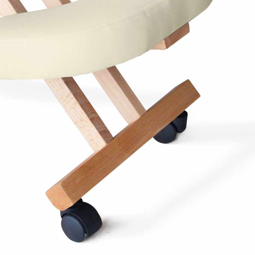 Silla ergonómica postural de rodillas para oficina modelo sueco madera Balancewo - Imagen 12 de 20