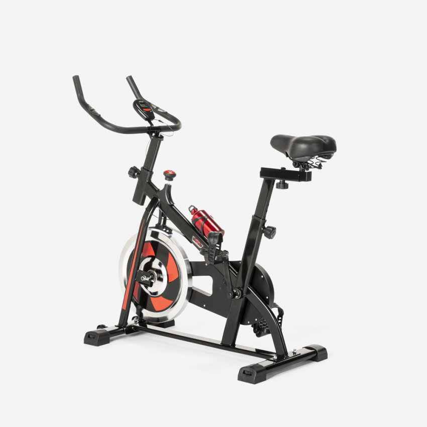 Bicicleta estática indoor Fit Bike con volante de inercia profesional 8kg Minerv - Imagen 5 de 34