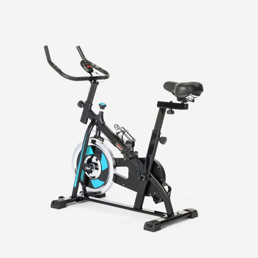 Bicicleta estática indoor Fit Bike con volante de inercia profesional 8kg Minerv - Imagen 16 de 34