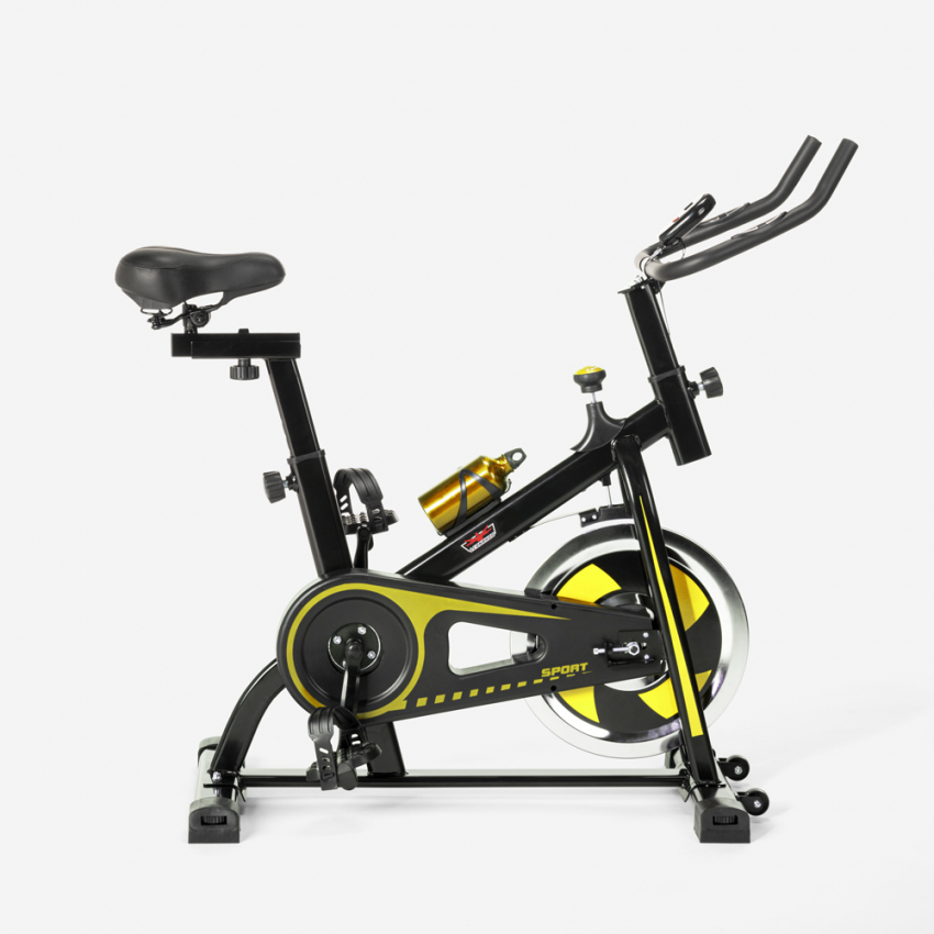 Bicicleta estática indoor Fit Bike con volante de inercia profesional 8kg Minerv - Imagen 26 de 34