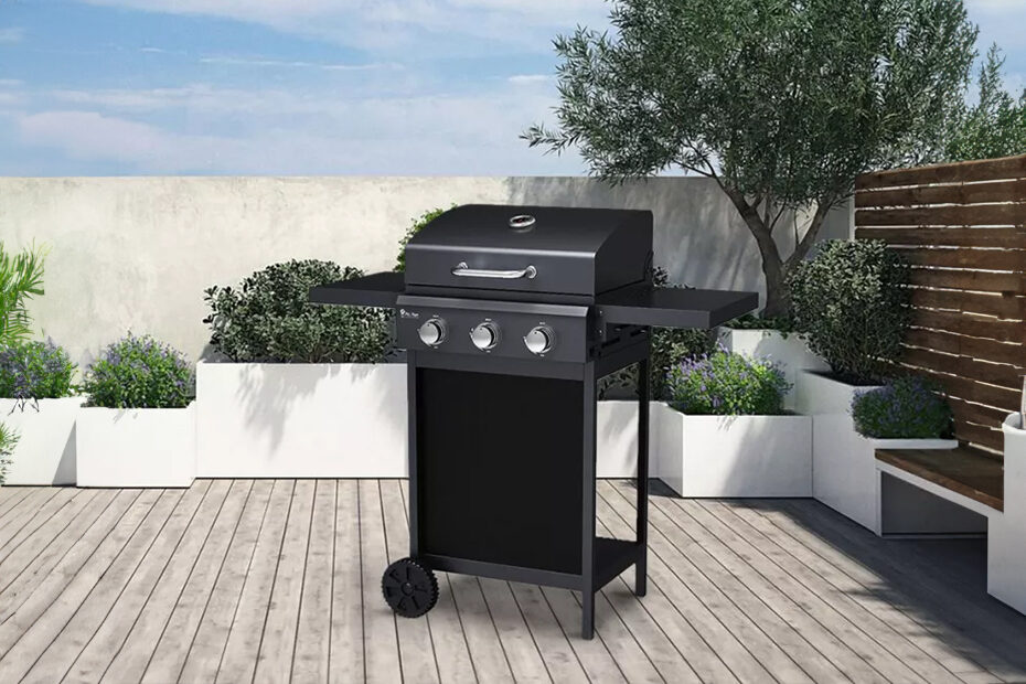 barbecue a gas in acciaio inox