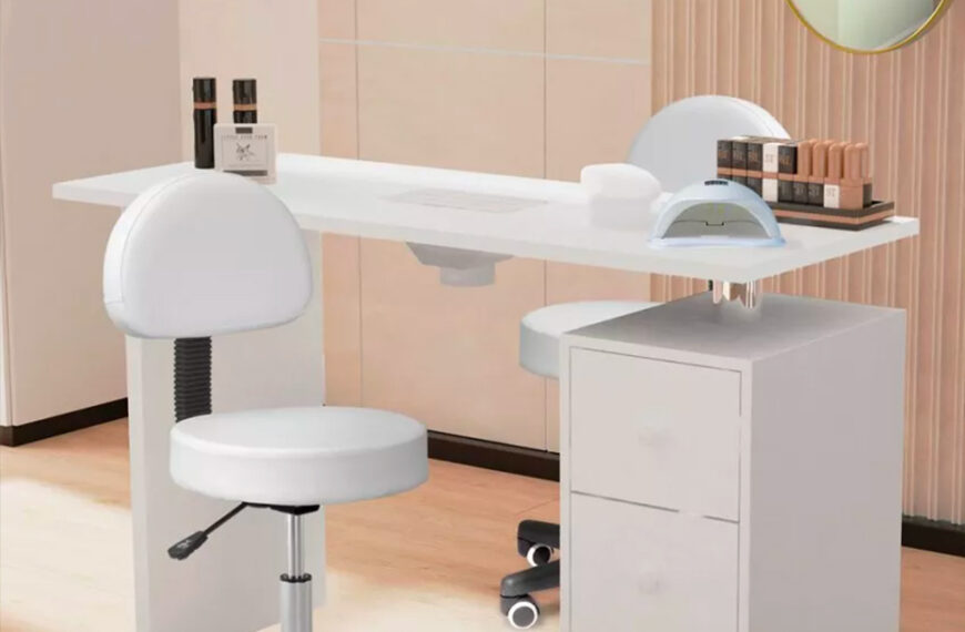 tavolo manicure con aspiratore